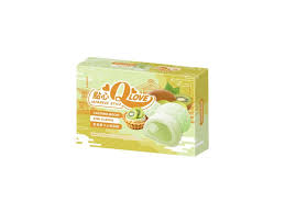 TW Q Custard Mochi Kiwi Flavor 168g box