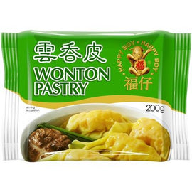 [FROZEN] HAPPY BOY Wonton Pastry 200 GR