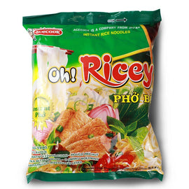 ACECOOK Oi! RICEY greitai paruošiami ryžių makaronai jautiena 65 GR