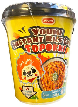 Youmi Inst Rice Cake Topokki Original CUP 145g