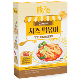 PROBUNSIK Tteokbokki Rice Cake Yellow - Sūris 343g KR