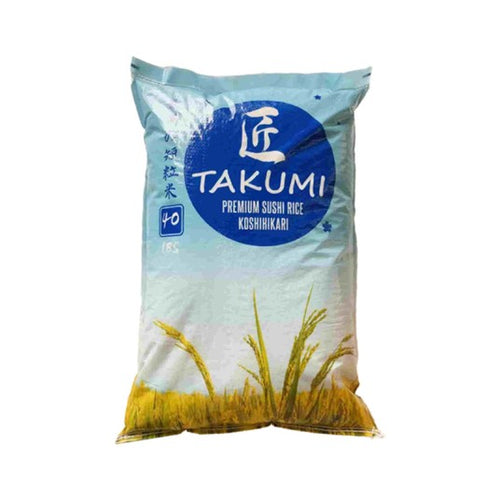 Takumi Koshihikari Sushi Rice - 40 LBS (~ 18 kg)