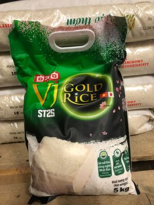 ASIAFOOD VJ St25 Rice Gold Vjetnama - Japāna 5Kg