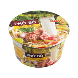 Mama ātri pagatavojamo rīsu nūdeļu Pho Bo bļoda