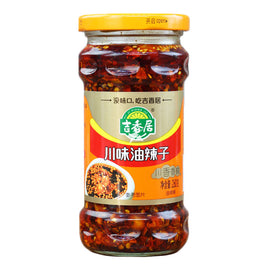 JIXIANGJU Sičuanas garšas čili un zemesriekstu mērce 260 g