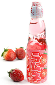 Hata Kosen Ramune Braškių skonis 200Ml
