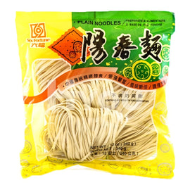 SIX FORTUNE džiovinti paprasti makaronai (Young Chun) 340 GR