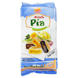 TAN HUE VIEN Pia Cake - Mix durian thap cam 400GR